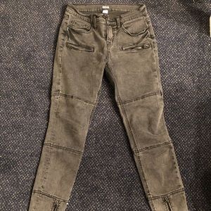 BDG black zipper detailed jeans